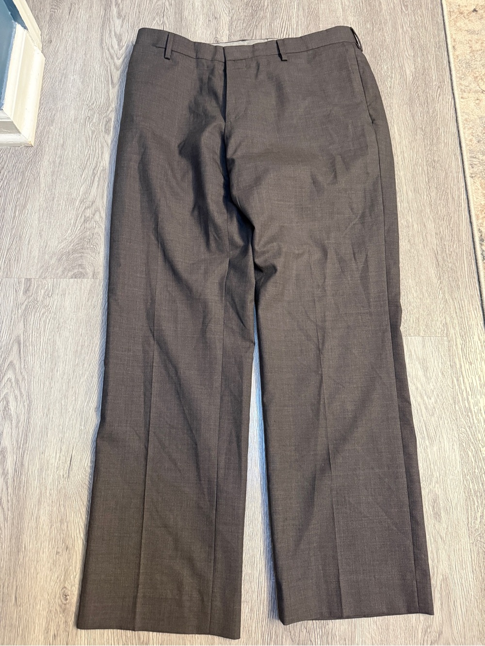 Banana Republic Men's Classic Fit Wool Blend Dress Slacks Pants Gray 33x30